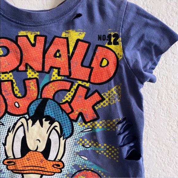 Disney Donald Duck Retro Distressed Unisex Shirt - Picture 2 of 5
